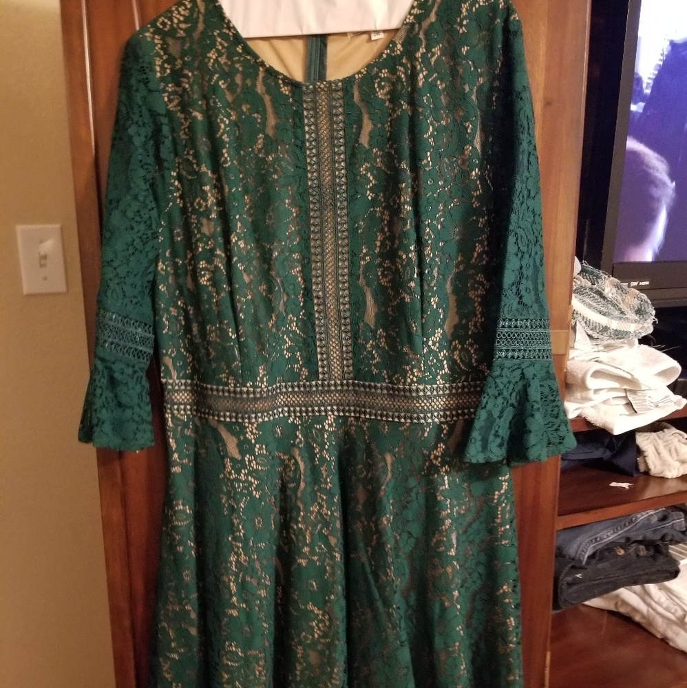 Green dress